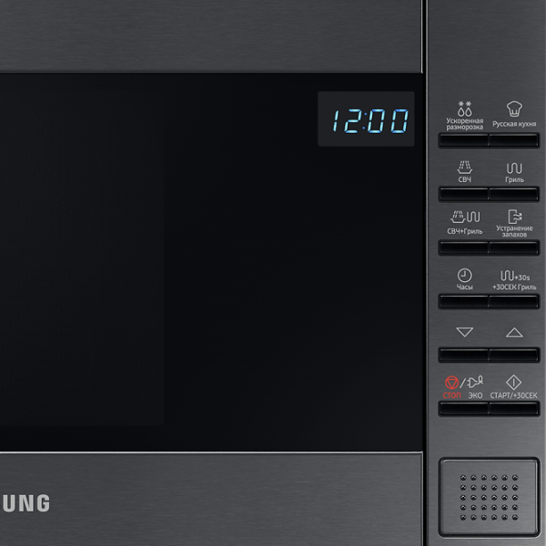 Микроволновая печь Samsung GE88SUG/ BW Черный С грилем, 23 л, 800 Вт photo 5