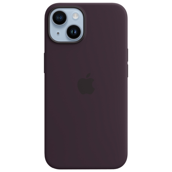 Husă pentru smartphone Apple iPhone 14 (MPT03ZE/ A) Elderberry Cherry Apple, TPU, MagSafe Back photo 1