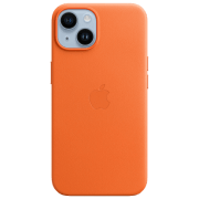Husă pentru smartphone Apple iPhone 14 (MPP83ZE/ A) Orange Apple, Piele, MagSafe Back