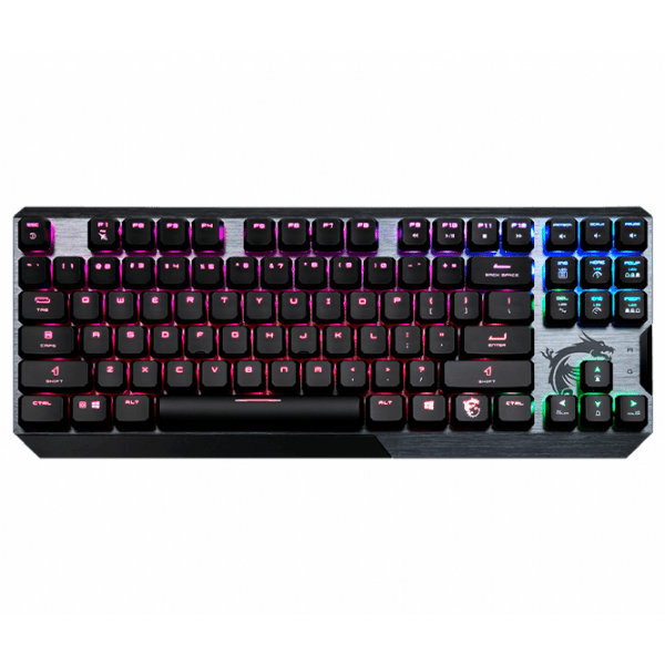 Tastatură MSI Vigor GK50 Low Profile Black Gaming, Cu fir photo 1