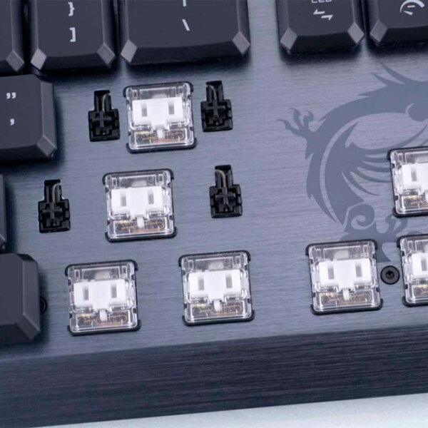 Tastatură MSI Vigor GK50 Low Profile Black Gaming, Cu fir photo 6
