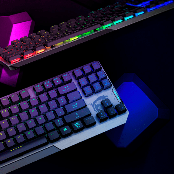 Tastatură MSI Vigor GK50 Low Profile Black Gaming, Cu fir photo 7
