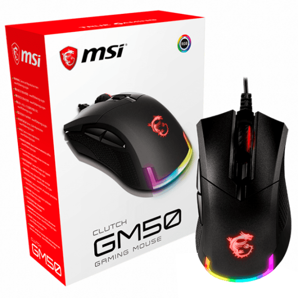 Мышь MSI Clutch GM50 Черный Проводная / 7200 dpi photo 7