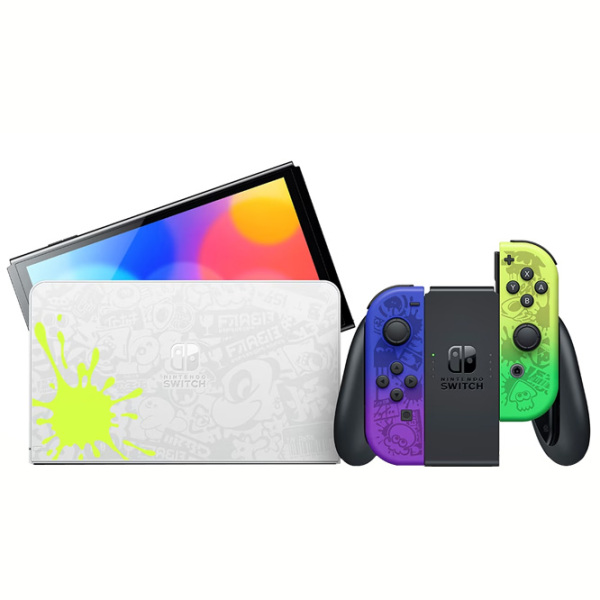 Consolă portabilă pentru jocuri Nintendo Switch Oled Model Splatoon 3 Edition Black  , RAM  photo 4