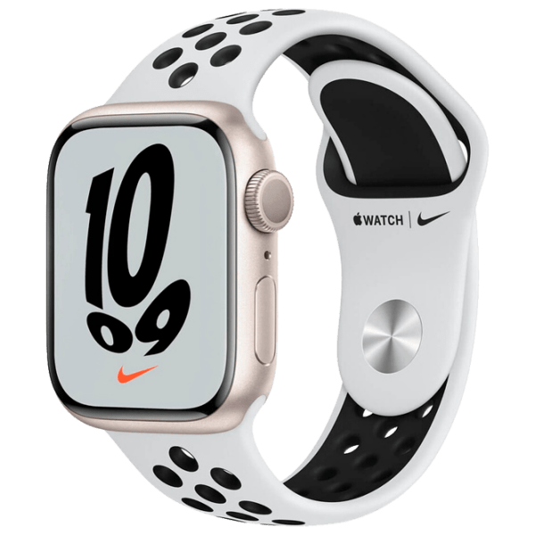 Умные часы Apple Watch Series 7 Nike Серебристый 1.69" | 40 мм | Алюминий/ Силикон
| MKN33 photo 1