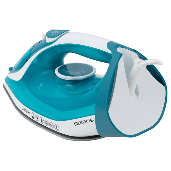 Fier de călcat Polaris PIR2487AK Blue 2400 W, 45 g/ min, 0.26 l, Ceramică photo 3