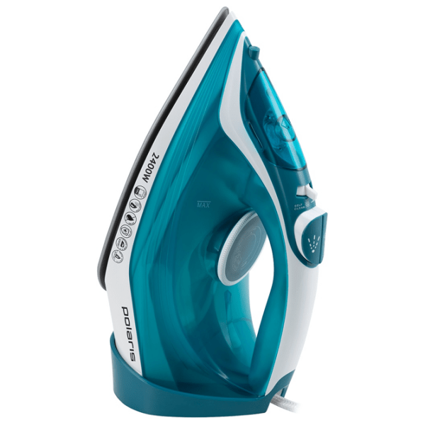 Fier de călcat Polaris PIR2487AK Blue 2400 W, 45 g/ min, 0.26 l, Ceramică photo 4