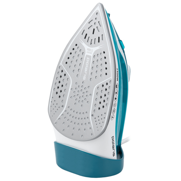 Fier de călcat Polaris PIR2487AK Blue 2400 W, 45 g/ min, 0.26 l, Ceramică photo 5