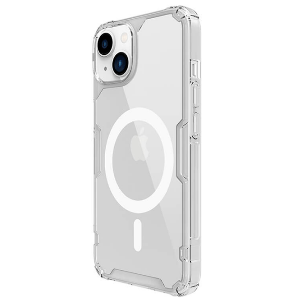 Husă pentru smartphone Apple iPhone 14 Plus (Nature Pro) White Transparent Nillkin, PC, Back photo 4