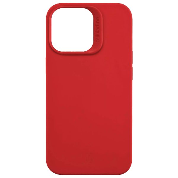 Чехол для смартфона Apple iPhone 14 Pro Max (Sensation) Красный Cellularline, Силикон, Back photo 1