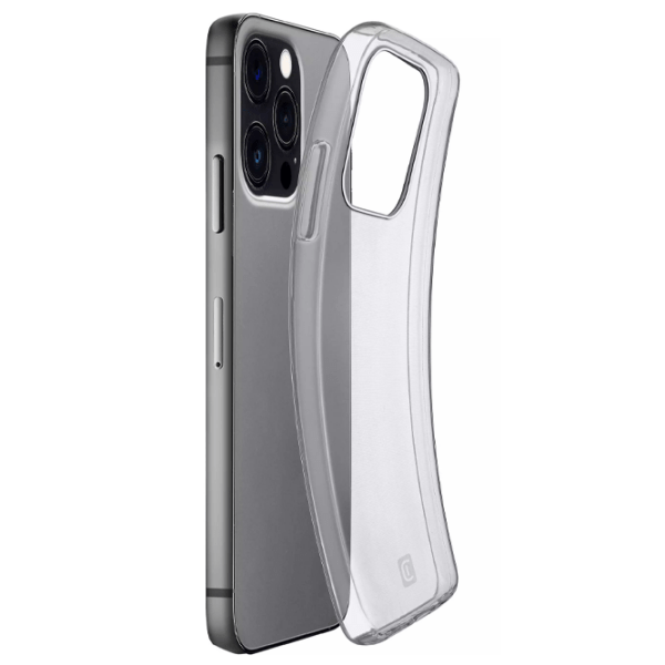 Husă pentru smartphone Apple iPhone 14 Pro (Fine) Transparent Cellularline, Silicon, Back photo 4