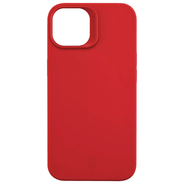 Чехол для смартфона Apple iPhone 14 Plus (Sensation) Красный Cellularline, Силикон, Back photo 1