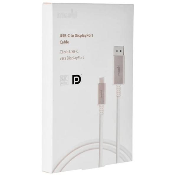 Cablu video Moshi DP to Type-C DisplayPort/ USB Type-C White  photo 3