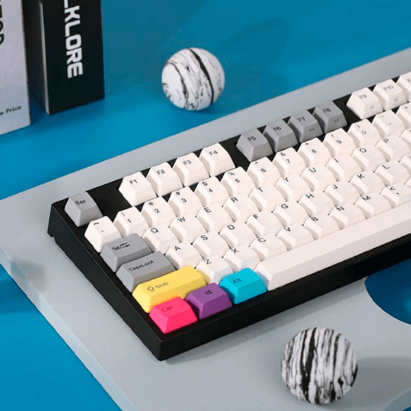 Tastatură Varmilo MA108M V2 CMYK Black Gaming, Cu fir photo 2