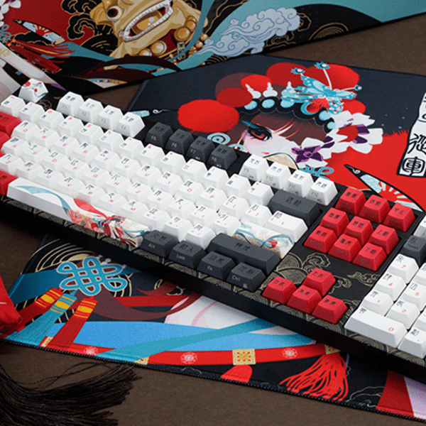Tastatură Varmilo MA108M V2 Beijing Opera Black Gaming, Cu fir photo 2
