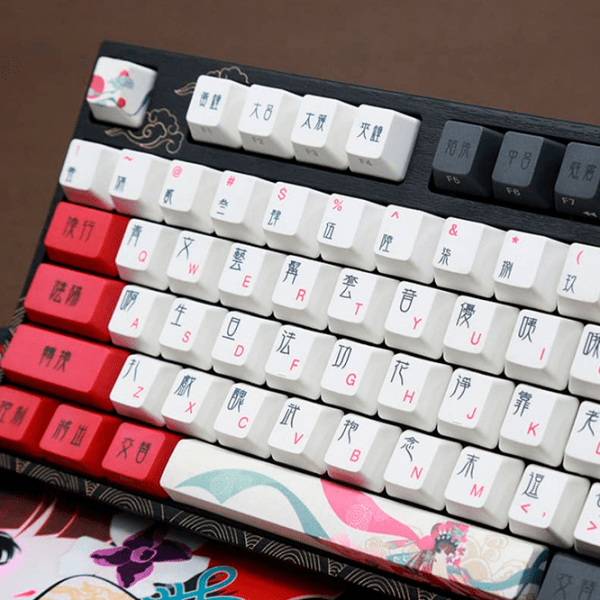 Tastatură Varmilo MA108M V2 Beijing Opera Black Gaming, Cu fir photo 3