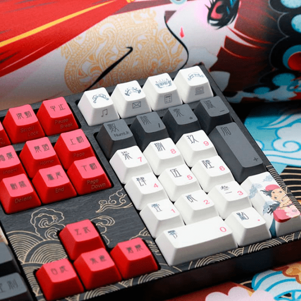 Tastatură Varmilo MA108M V2 Beijing Opera Black Gaming, Cu fir photo 5