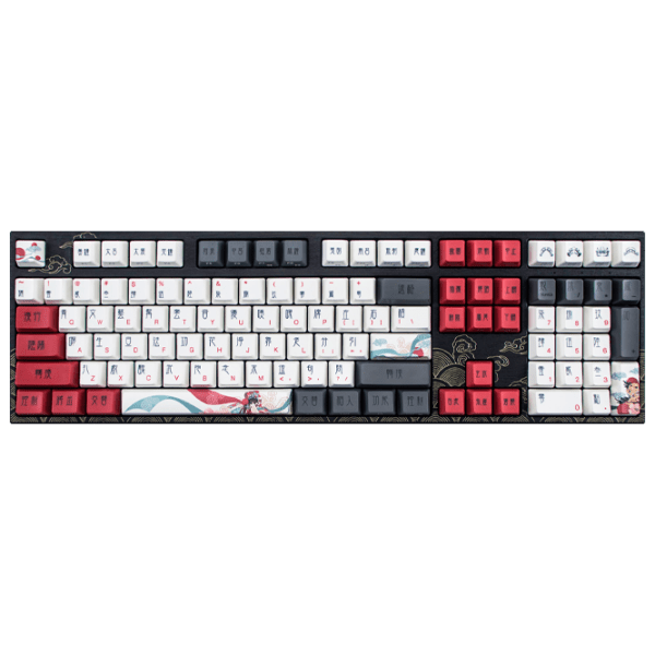 Tastatură Varmilo MA108M V2 Beijing Opera Black Gaming, Cu fir photo 7