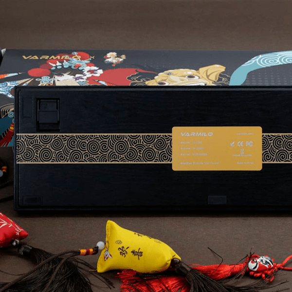 Tastatură Varmilo MA108M V2 Beijing Opera Black Gaming, Cu fir photo 9