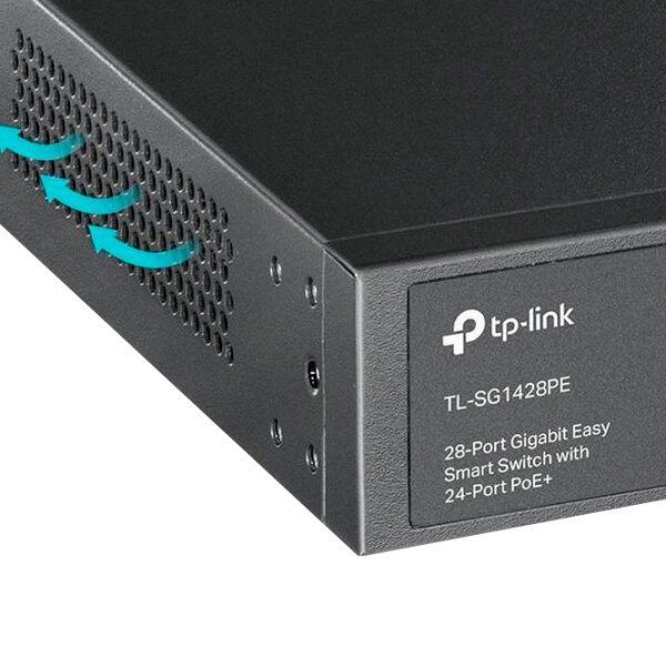 Switch TP-Link TL-SG1428PE Black 56 Gbit/ s photo 5