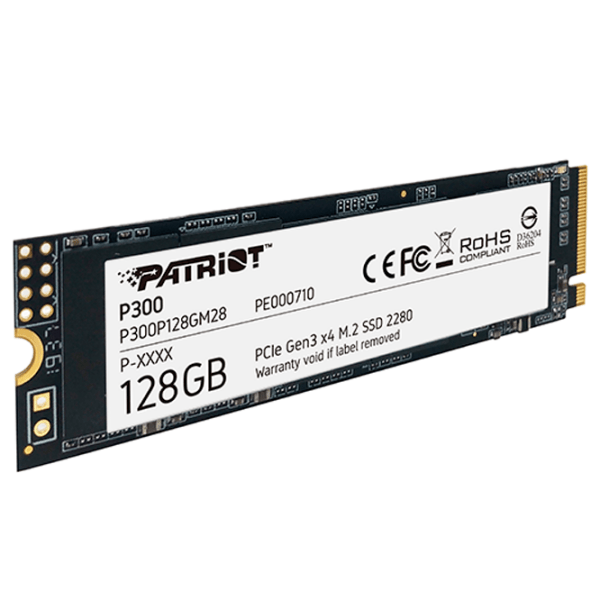 SSD Patriot P300 M.2 128 ГБ Скорость чтения: 2100 MБ/ с,Скорость записи: 1650 MБ/ с photo 3