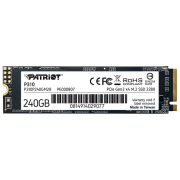 SSD Patriot P310 M.2 240 ГБ Скорость чтения: 1700 MБ/ с,
Скорость записи: 1050MБ/ с