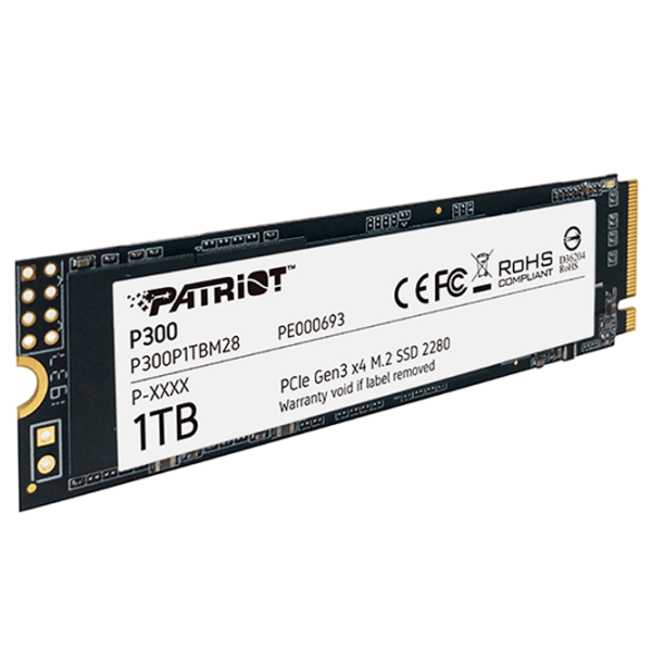 SSD Patriot P300 M.2 1 ТБ Скорость чтения: 2100 MБ/ с,
Скорость записи: 1650 MБ/ с photo 2