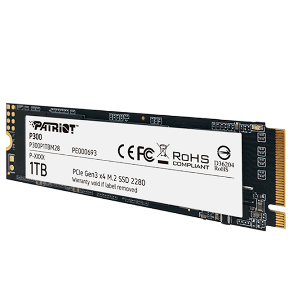 SSD Patriot P300 M.2 1 ТБ Скорость чтения: 2100 MБ/ с,
Скорость записи: 1650 MБ/ с photo 3