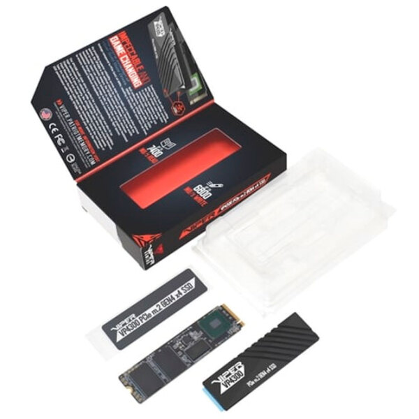 SSD Patriot Viper VP4300 M.2 1 ТБ Скорость чтения: 7400 MБ/ с,
Скорость записи: 5500 MБ/ с photo 2