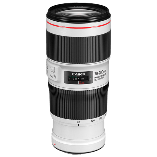 Zoom Lens Canon EF  70-200mm f/4 L IS II USM white  photo 1