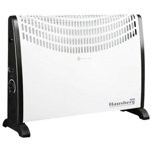 Convector HAUSBERG HB-8191 White 20 m², 2000 W, Mecanic, Pe podea photo 1