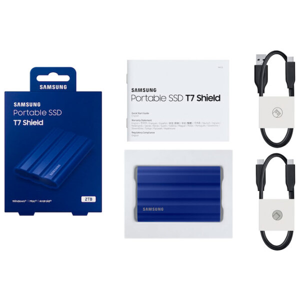 SSD Samsung T7 Shield 1 TB Blue  photo 7