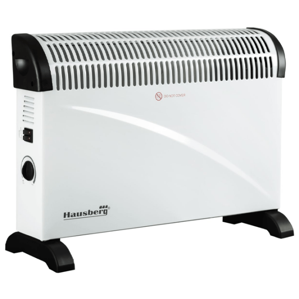 Convector HAUSBERG HB-8200 White 20 m², 2000 W, Mecanic, Pe podea photo 2