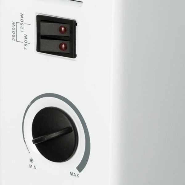 Convector HAUSBERG HB-8200 White 20 m², 2000 W, Mecanic, Pe podea photo 3