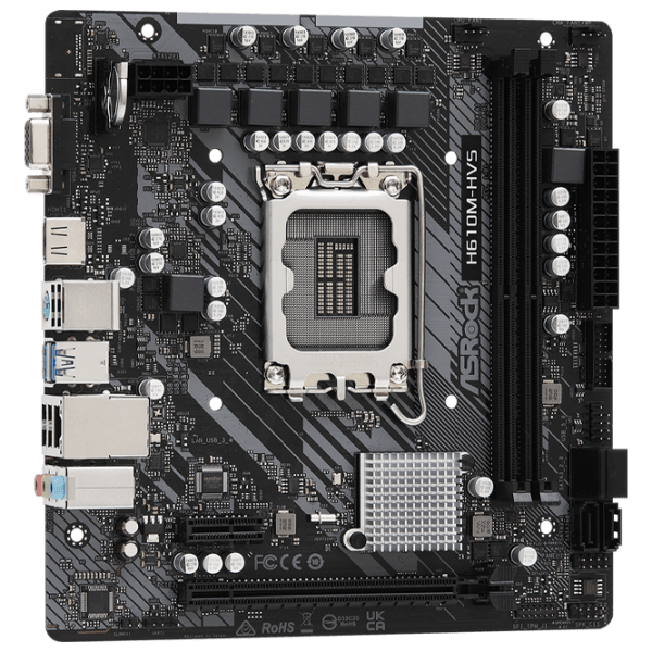 Материнская плата ASRock H610M-HVS mATX  photo 2