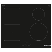 Plită încorporabilă cu inducție Bosch PWP611BB5E Black Vitroceramică, 4600 W