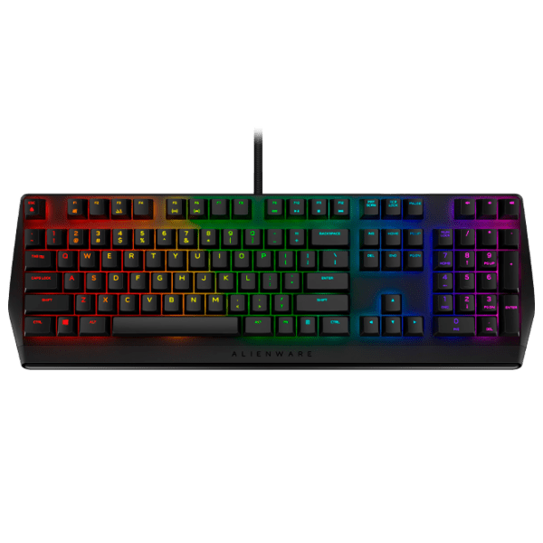 Tastatură Dell Alienware AW410K Black Gaming, Cu fir photo 1