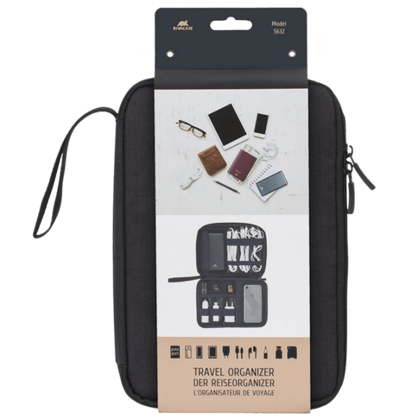 Geantă organizer RivaCase 5632 Black  photo 5