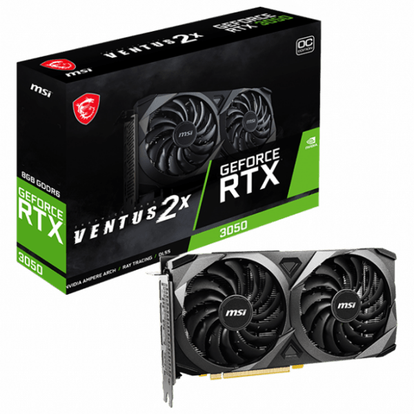 Placă video MSI GeForce RTX 3050 VENTUS 2X 8 GB  photo 5
