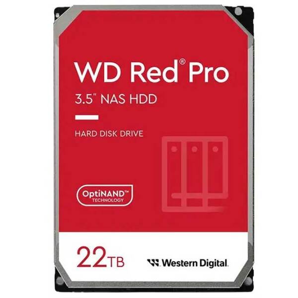 HDD Western Digital Red Pro Nas 3.5'' 22 TB  photo 2