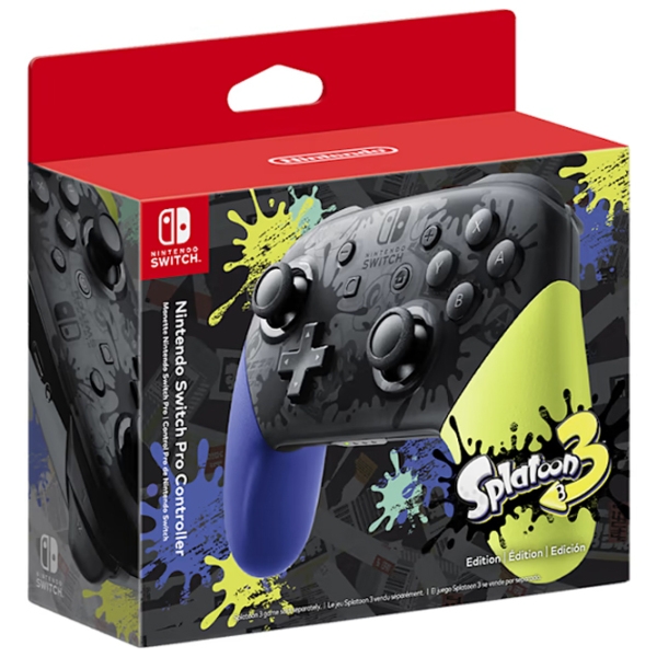 Gamepad Nintendo Switch Pro Splatoon 3 Edition Multicolor Fără fir / 12 buttons photo 4