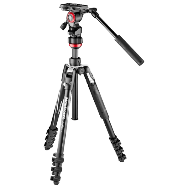 Trepied Manfrotto BeFree LIVE AL LEV BLK KIT 2W Black Pe podea photo 1