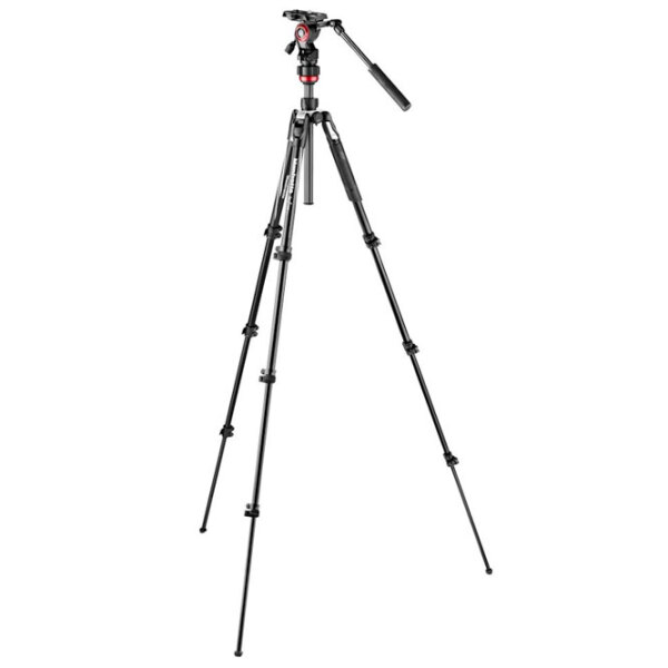 Trepied Manfrotto BeFree LIVE AL LEV BLK KIT 2W Black Pe podea photo 2