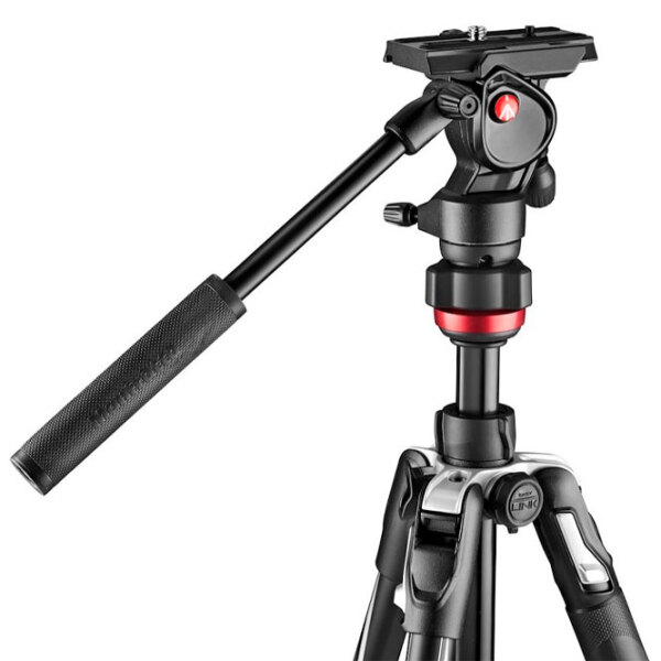 Trepied Manfrotto BeFree LIVE AL LEV BLK KIT 2W Black Pe podea photo 6