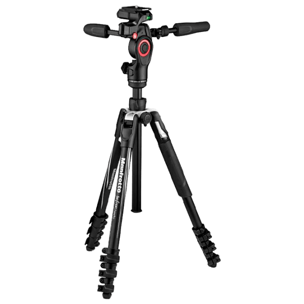 Trepied Manfrotto BeFree Advanced Lever 3W Black Pe podea photo 1