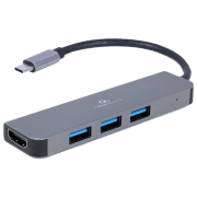 Adapter Cablexpert A-CM-COMBO2-01 Gray USB Type-C