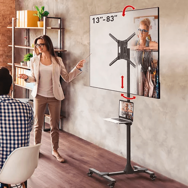 Suport TV Barkan SW411H Black VESA 600 x 400 mm photo 3