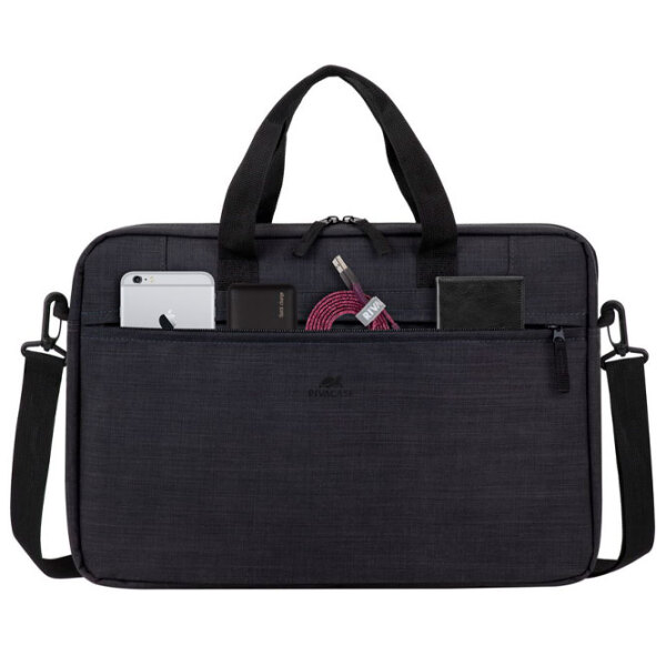 Сумка для ноутбука RivaCase 8038 + Wireless Mouse Kit 15.6" Черный  photo 6