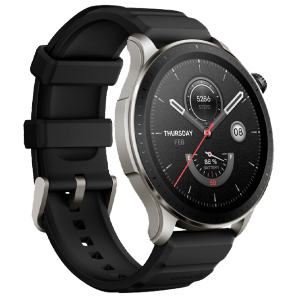 Умные часы Amazfit GTR 4 Черный 1.43" | 46 мм | Алюминиевый сплав/ Фторэластомер
| W2166EU3N photo 2