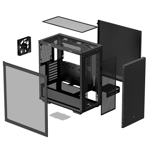 Carcasă Deepcool CH510 Black micro ATX photo 10